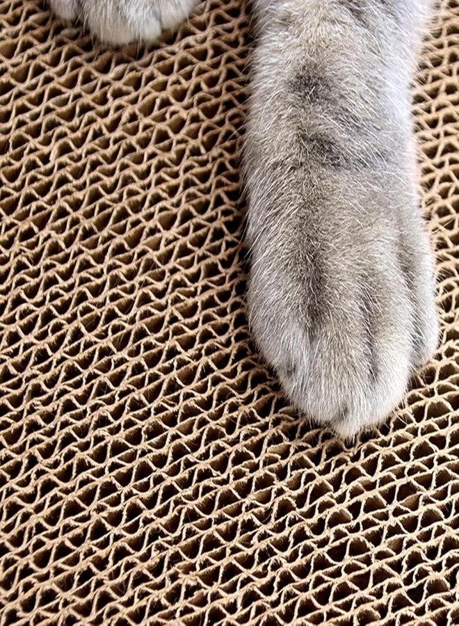 KittuPet Wave Reversible Cat Scratcher Cat Scratcher, XL Cat Scratching Post Suitable for All Type of Kitten, Large Size (Pack of 1) - Image 4